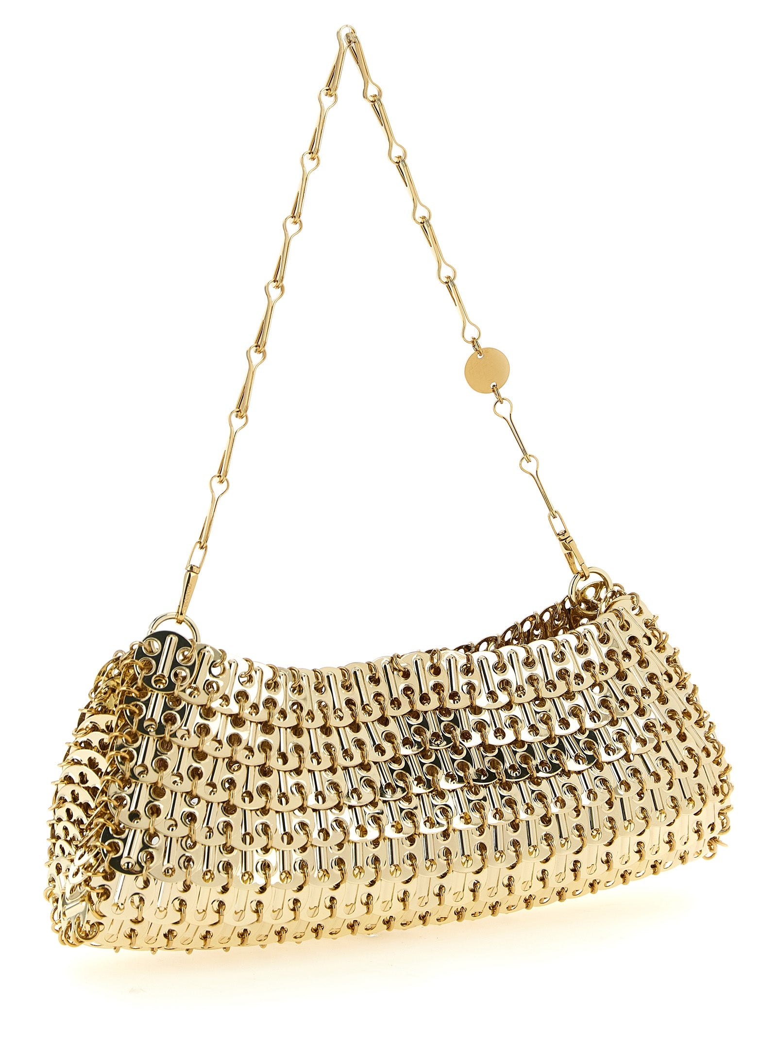 Paco Rabanne 1969 Clutch — Gold Metal Mesh (W26cm)