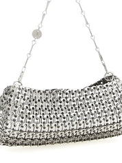 Paco Rabanne 1969 Clutch — Silver Metal Mesh (W26xH11cm)