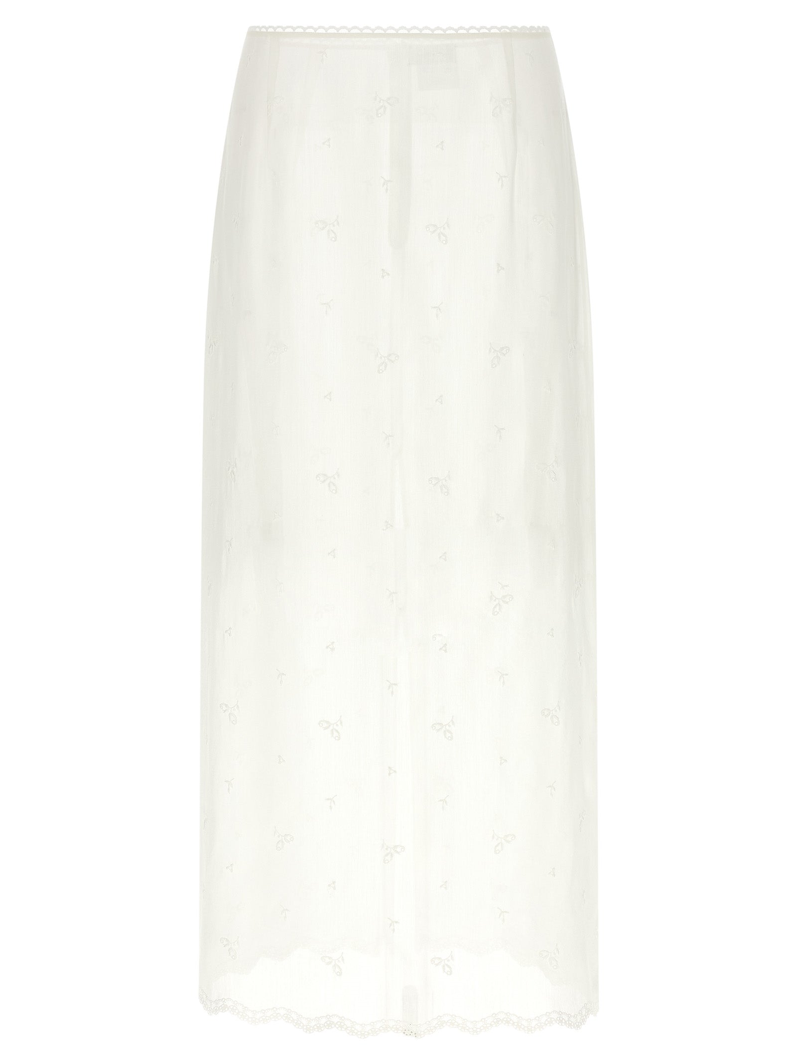 Magda Butrym '16' Skirt — White Midi Skirt