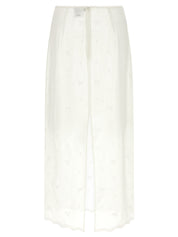 Magda Butrym '16' Skirt — White Midi Skirt