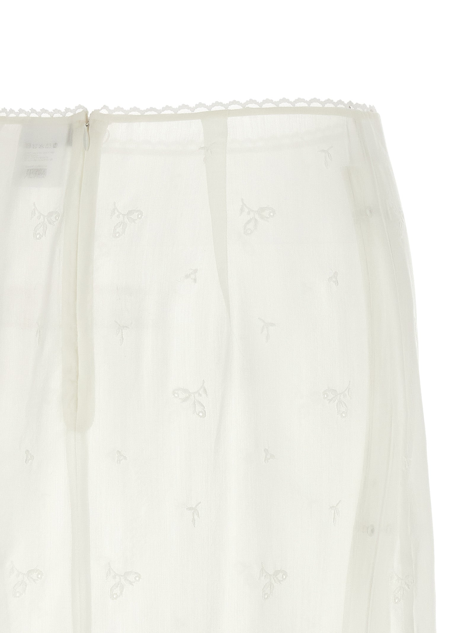 Magda Butrym '16' Skirt — White Midi Skirt