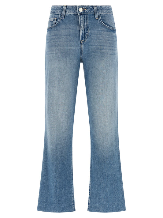 L'agence Wanda Jeans — Cropped Flared Denim for Women
