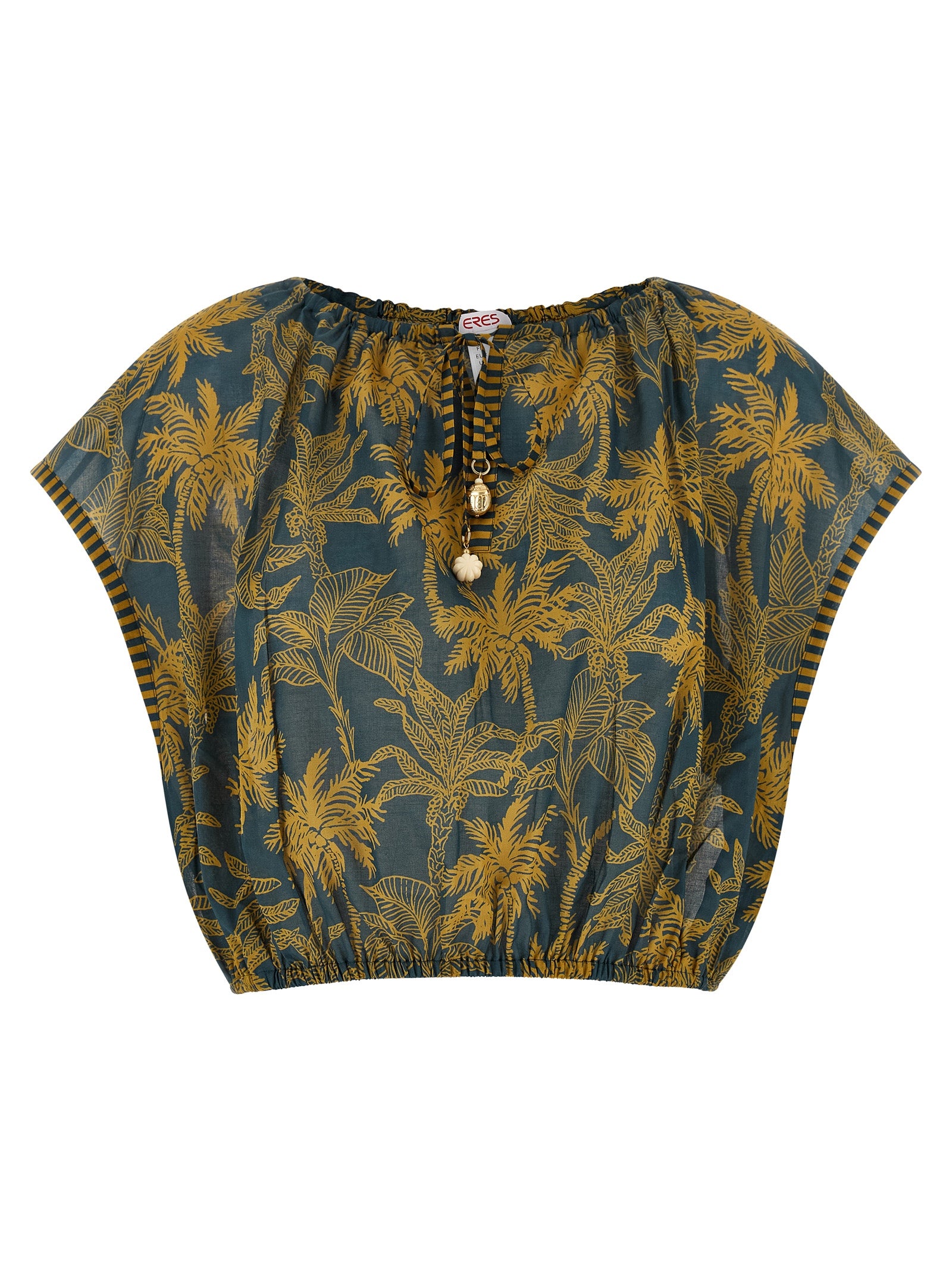 Eres Crocodile Top — Beachwear Crop for Women