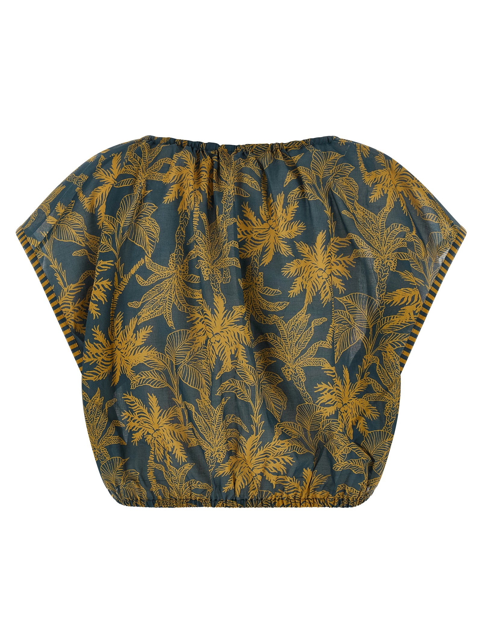 Eres Crocodile Top — Beachwear Crop for Women