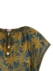 Eres Crocodile Top — Beachwear Crop for Women