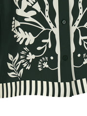 Eres Émeraude Shirt — Silk Panama Shirt for Women