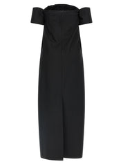 Magda Butrym Re26 Off-Shoulder Wool-Silk Dress