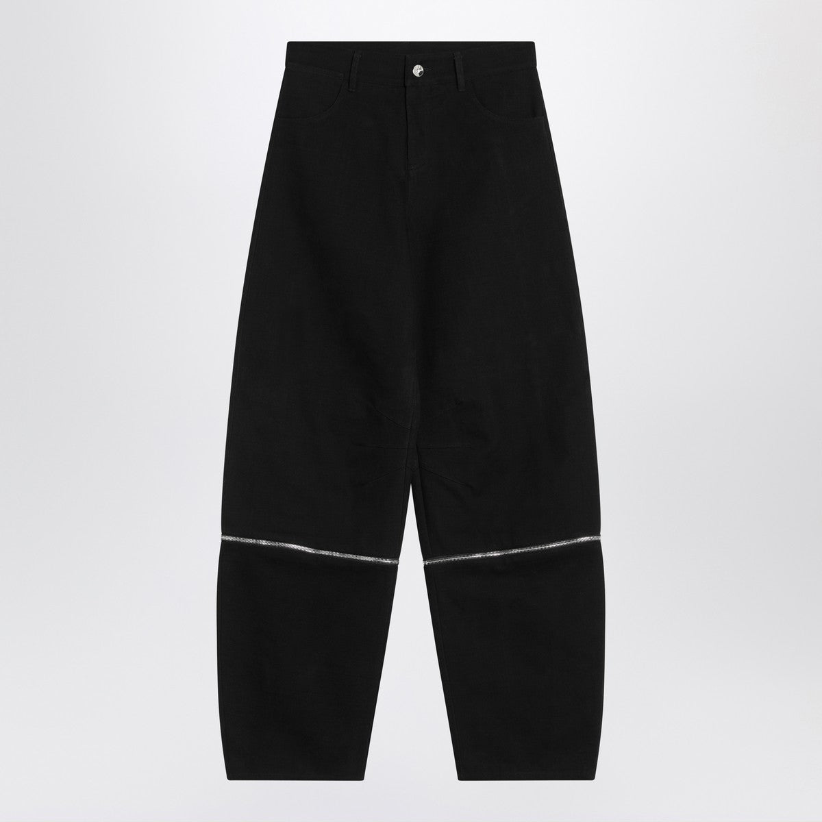 Moncler X Willow Smith black trousers with zip detail