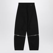 Moncler X Willow Smith black trousers with zip detail