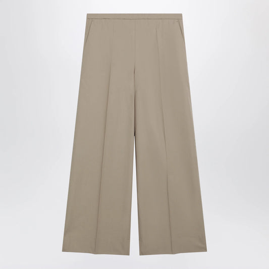 Moncler Beige Cotton Trousers — New In SS26