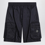 Moncler x Mercedes-Benz by Nigo Blue nylon Bermuda shorts