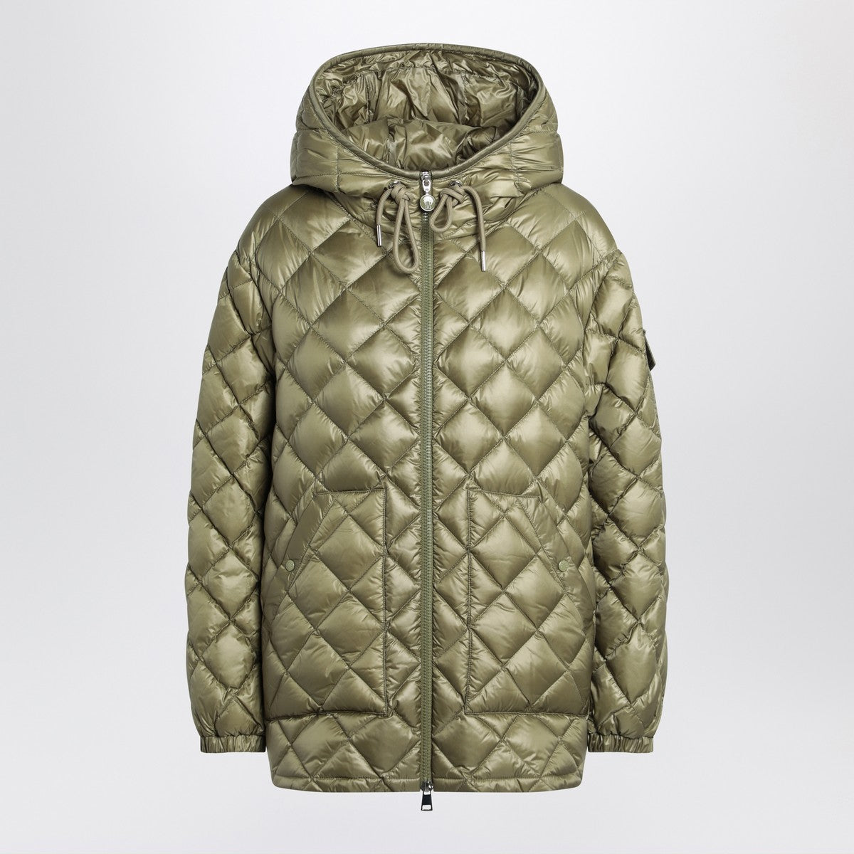 Moncler Green Quilted Nylon Jacket — Women’s Elegant Outerwear