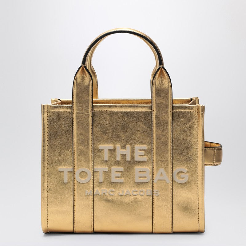 Marc Jacobs The Small Tote Bag in gold leather