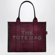 Marc Jacobs The Large Tote Bag in suede Dark Plum