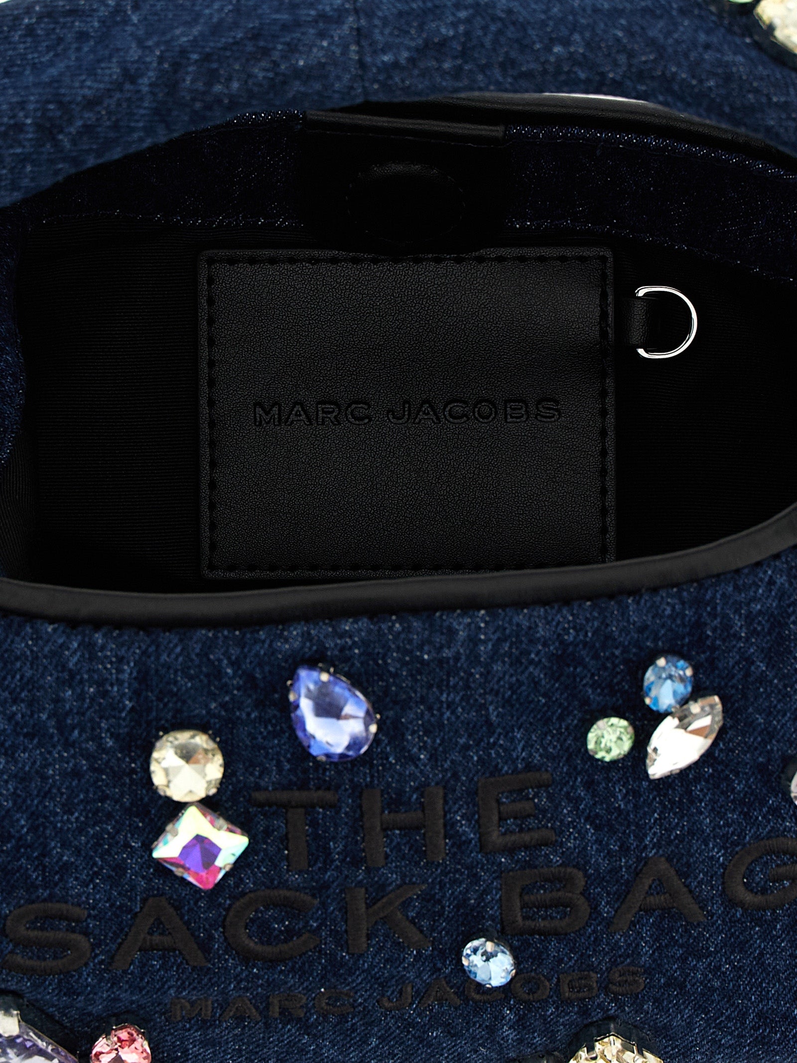 Marc Jacobs Gem Denim Mini Sack Handbag — Blue, €450