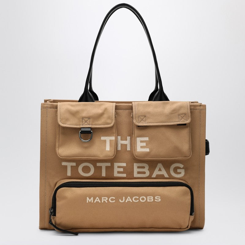 Marc Jacobs The Cargo Canvas Large Tote Bag camel