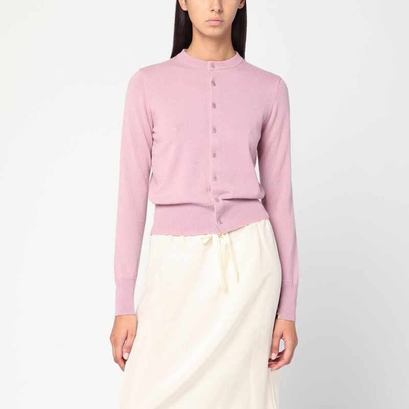 extreme cashmere Pink cashmere cardigan
