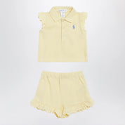 Polo Ralph Lauren Light yellow two-piece cotton set