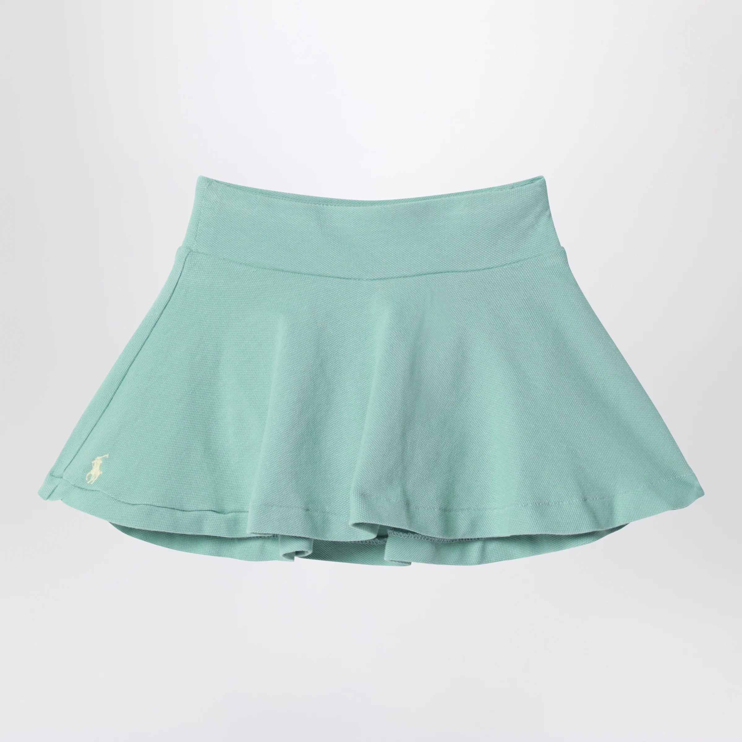 Polo Ralph Lauren Aquamarine cotton mini skirt