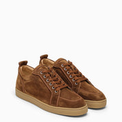 Christian Louboutin Brown Suede Trainer — Men’s Sneakers