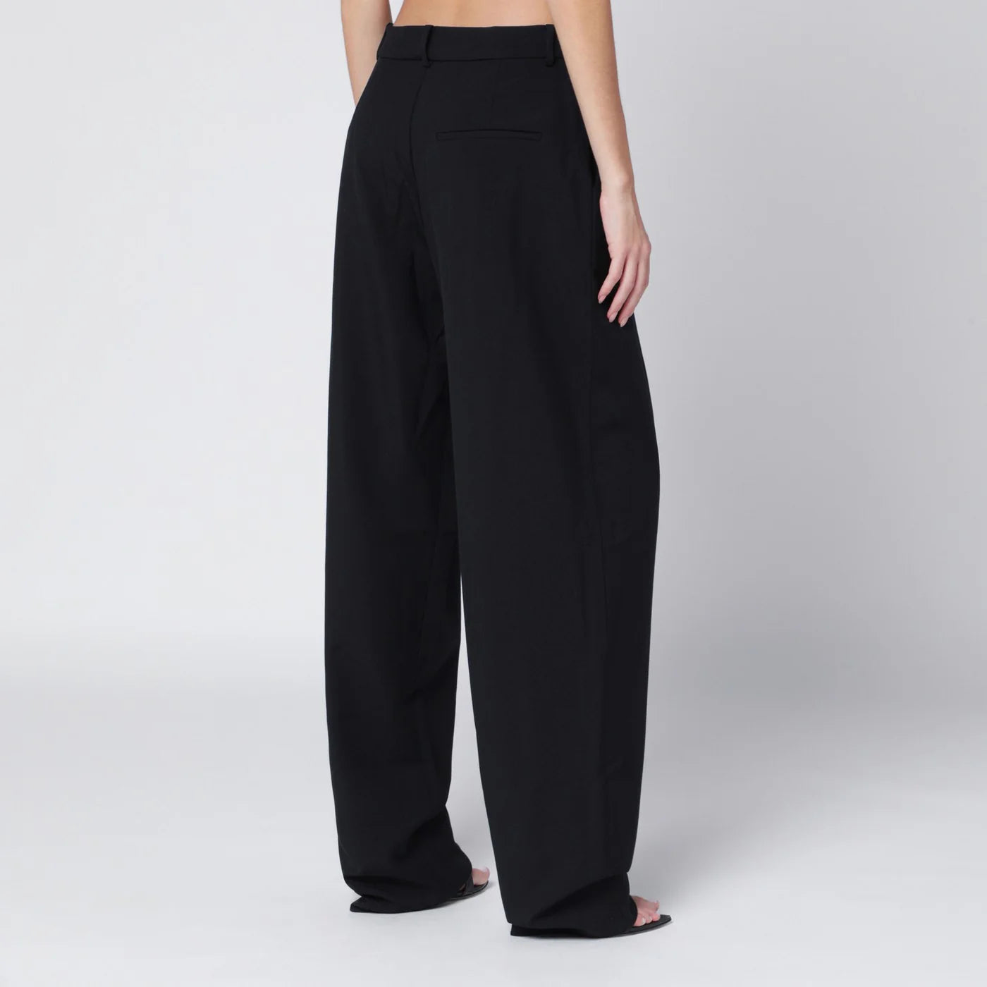 Francesco Murano Black Trousers with Darts — Women's