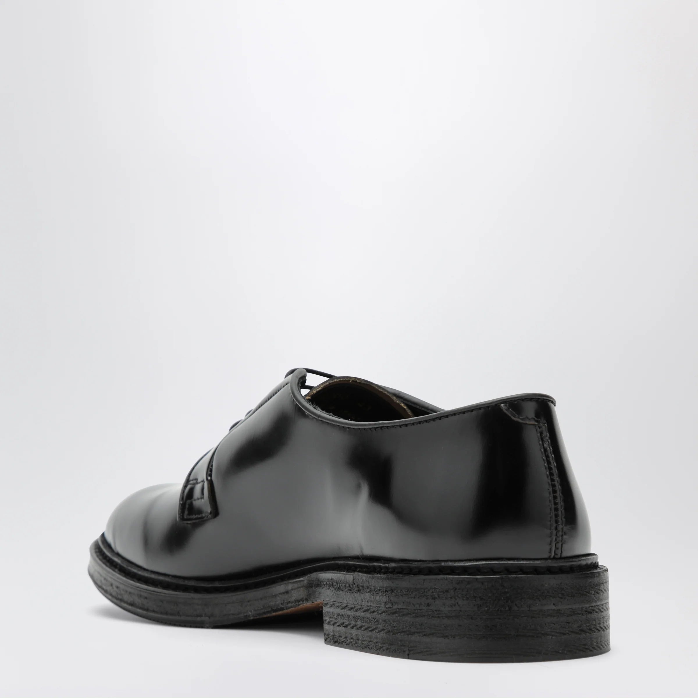 Sturlini Ticino black leather lace-up shoes