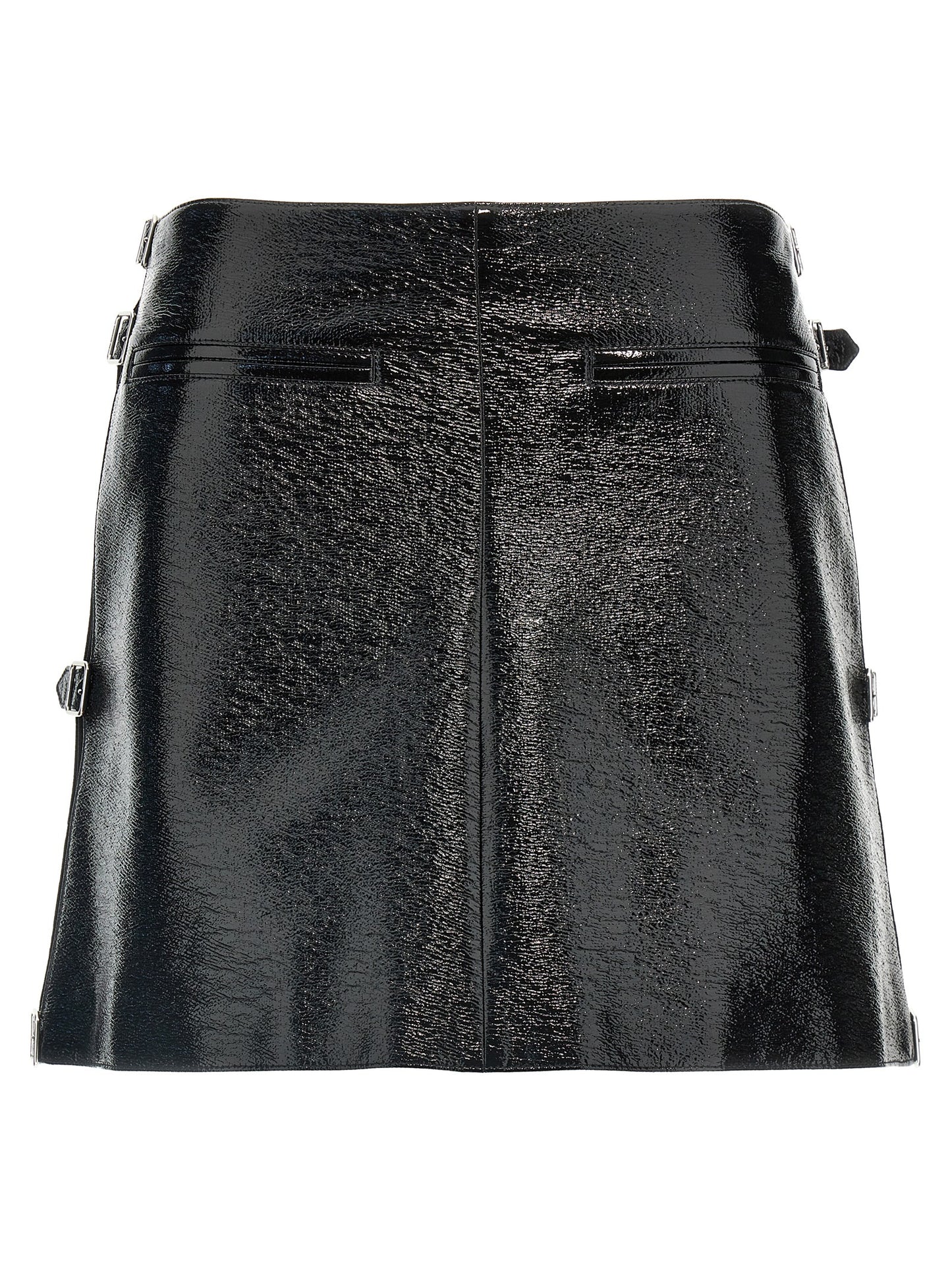 Courreges Mini Multi Sangle Vinyl Skirt