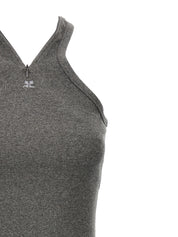 Courreges Criss Cross 90s Mini Dress