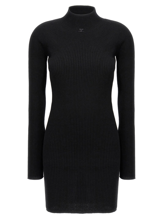 Courreges Solar Light Rib Dress