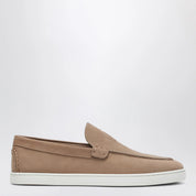 Christian Louboutin Moonboat Loafers — Beige Flat Shoes