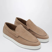 Christian Louboutin Moonboat Loafers — Beige Flat Shoes