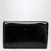 Christian Louboutin Loubi54 black patent leather clutch bag