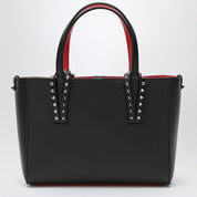 Christian Louboutin Cabata mini tote bag in black leather
