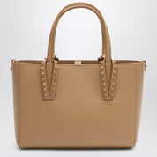 Christian Louboutin Cabata mini tote bag in beige leather