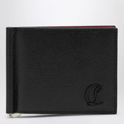Christian Louboutin Mooncrest black leather card holder