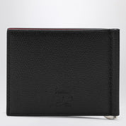 Christian Louboutin Mooncrest black leather card holder