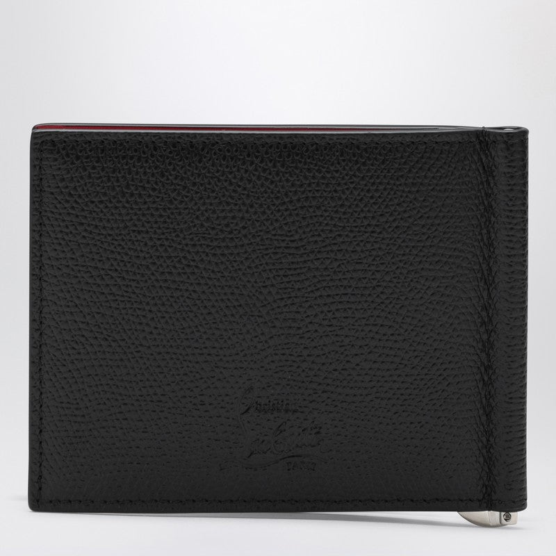 Christian Louboutin Mooncrest black leather card holder
