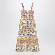 Vestido FARM Rio de mezcla de lino con estampado náutico