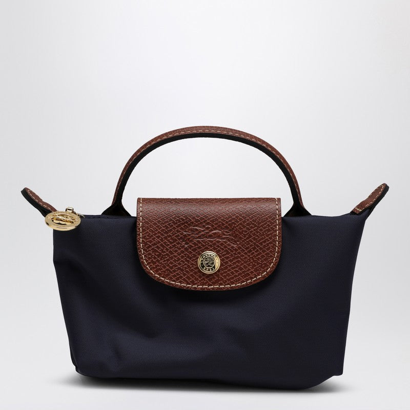 Bolso de mano azul marino Le Pliage Original de Longchamp