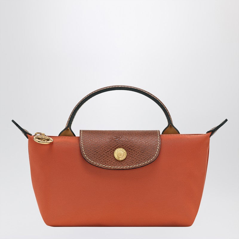 Pochette Longchamp Le Pliage Original couleur brique