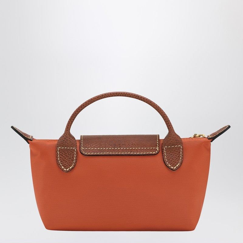 Pochette Longchamp Le Pliage Original couleur brique