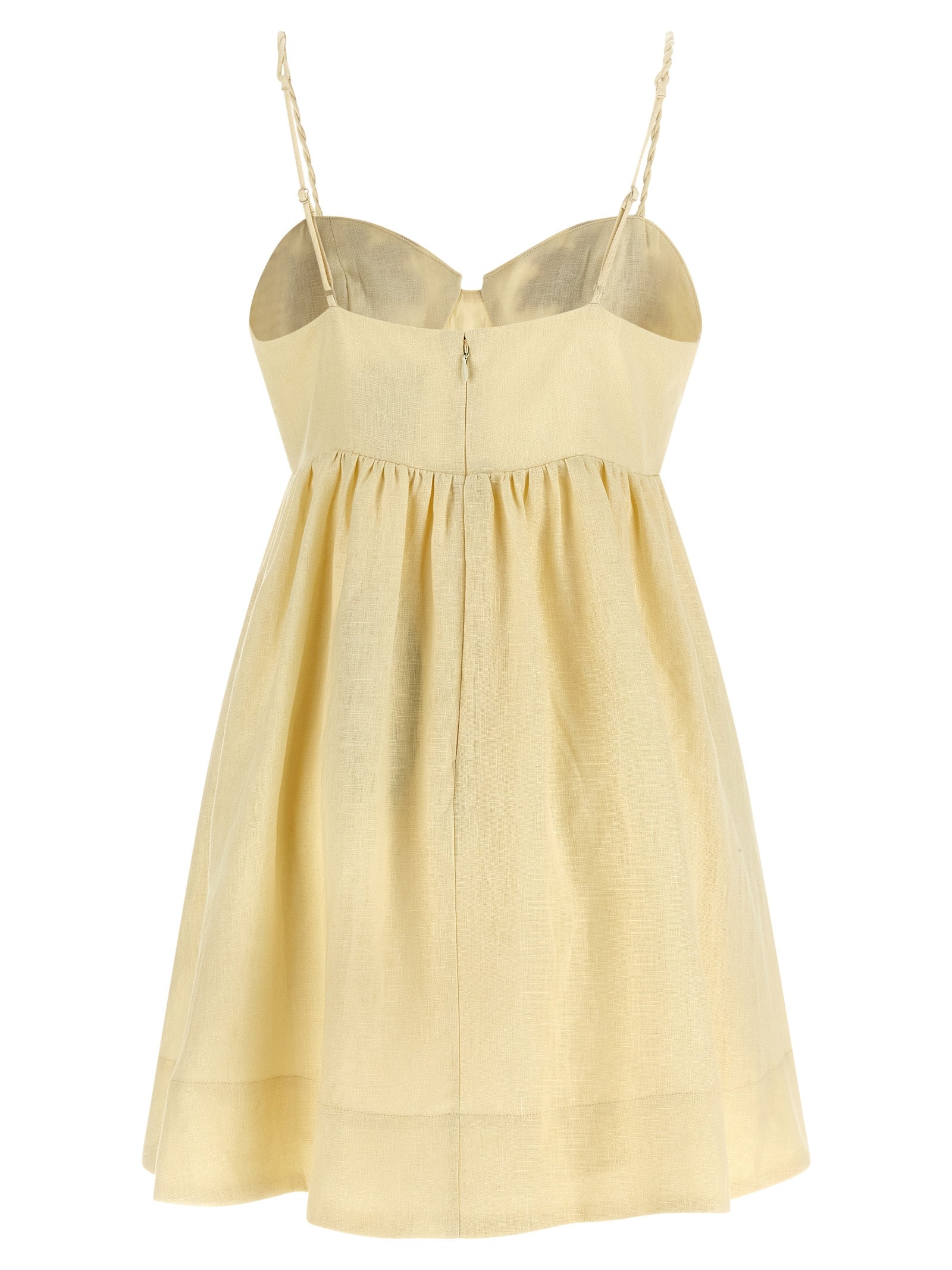 Farm Rio Coconut Tree Dress — Linen Mini Dress for Women