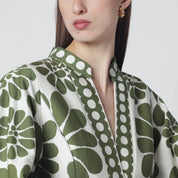 FARM Rio Palermo dress with green print