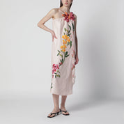 FARM Rio Garden Terrace floral-print linen maxi dress