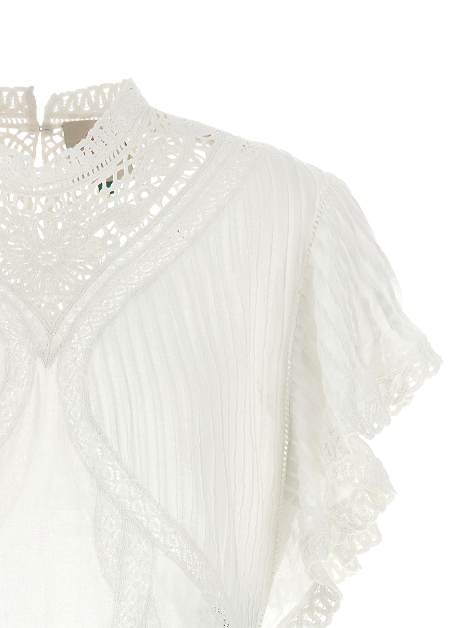 Farm Rio Openwork Detail Blouse