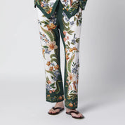 FARM Rio Sand Nature trousers in linen blend