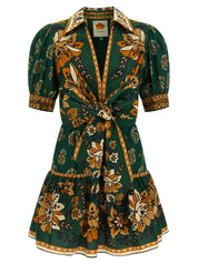 Farm Rio Ayla Green Dress