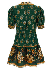 Farm Rio Ayla Green Dress