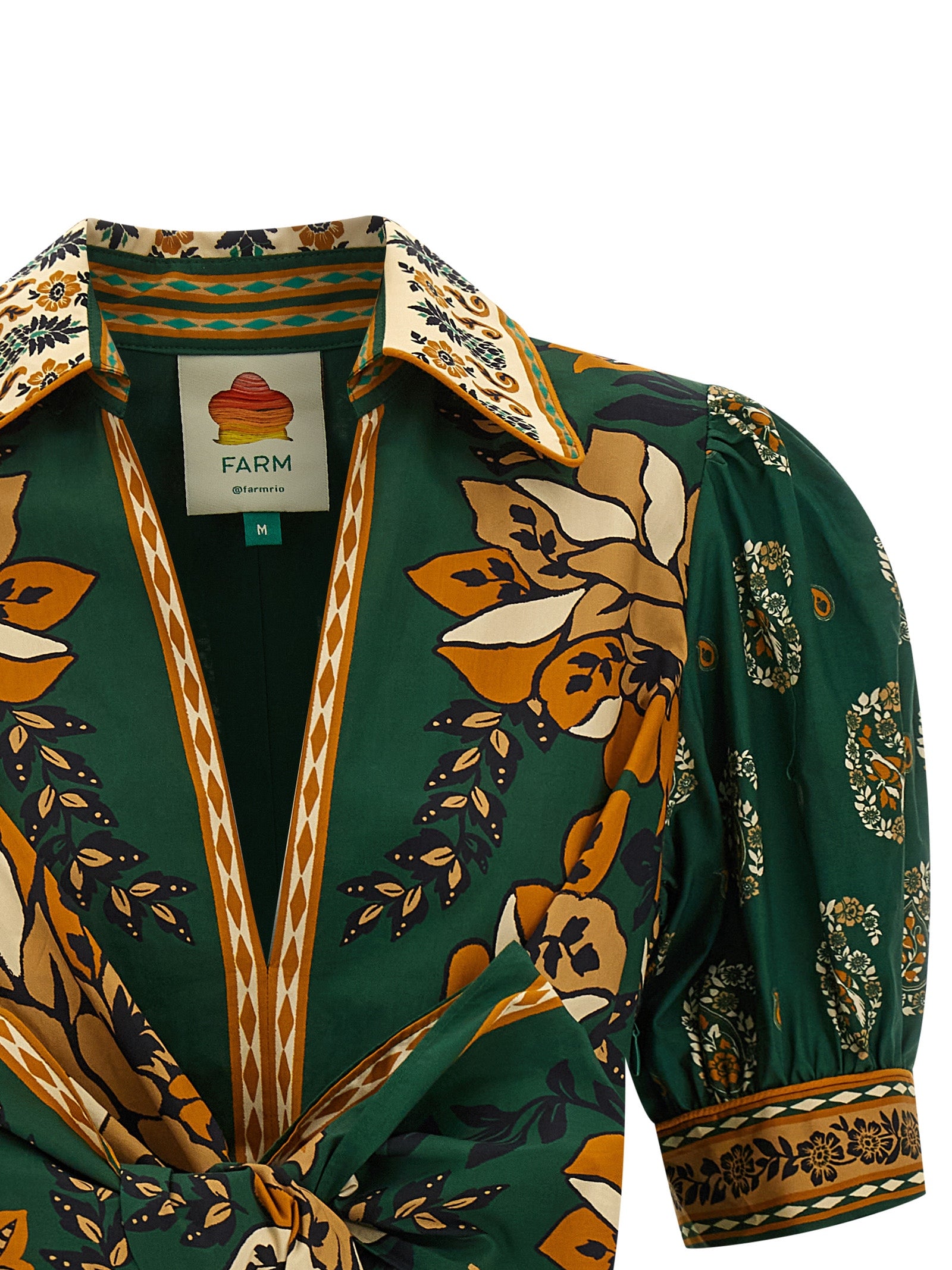 Farm Rio Ayla Green Dress