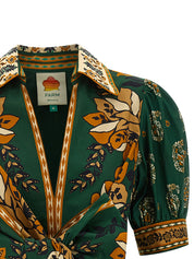 Farm Rio Ayla Green Dress